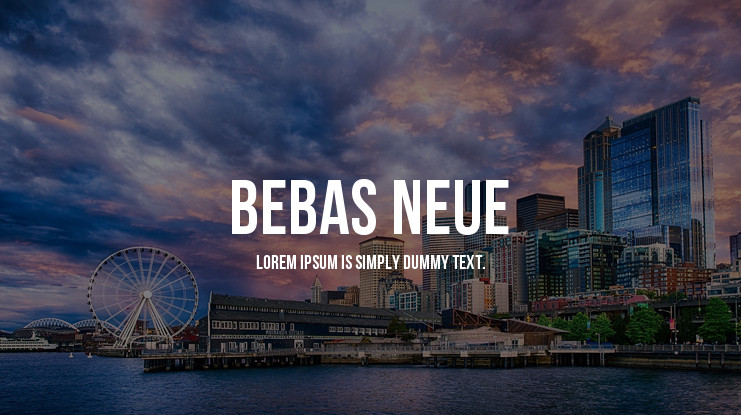 Bebas Neue Font Download For Mac
